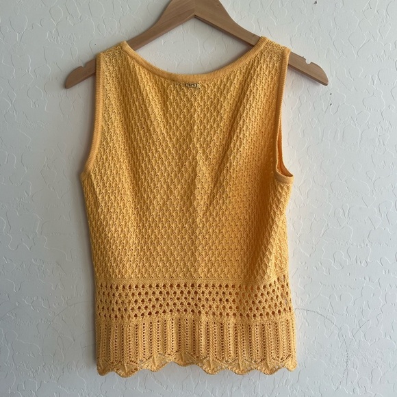 Vintage orange St. John Sport wool blend knitted top - Picture 6 of 6